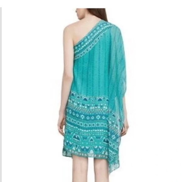 BCBG MaxAzria Alana One-Shoulder Dress Asymmetrical Hem XXS - Picture 3 of 5